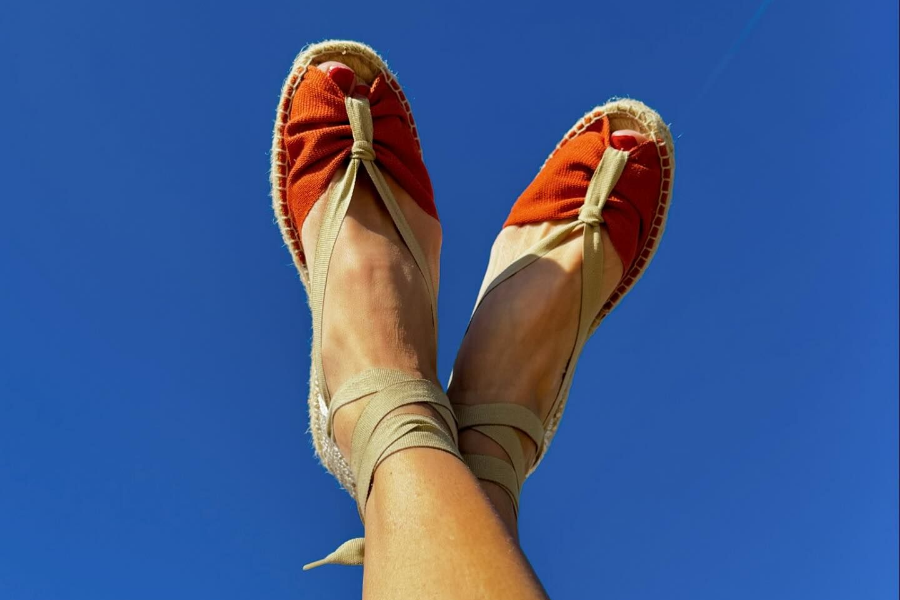 Espadrille Par Nicole Paries