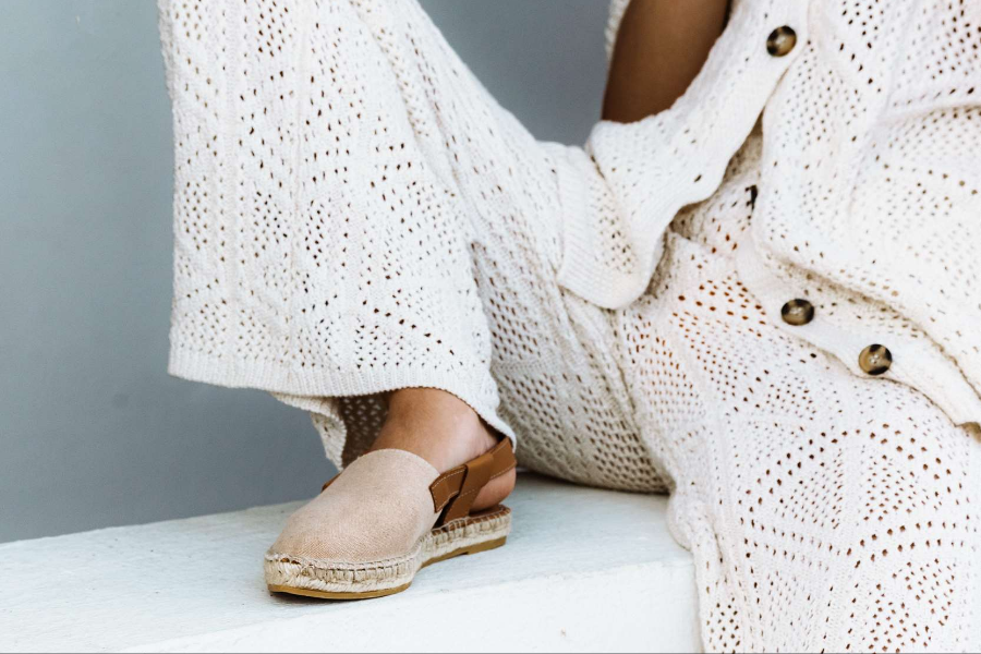 Espadrille Par Nicole Paries