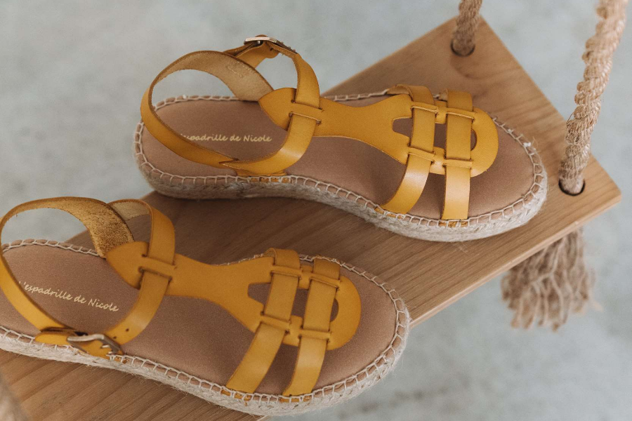 Espadrille Par Nicole Paries