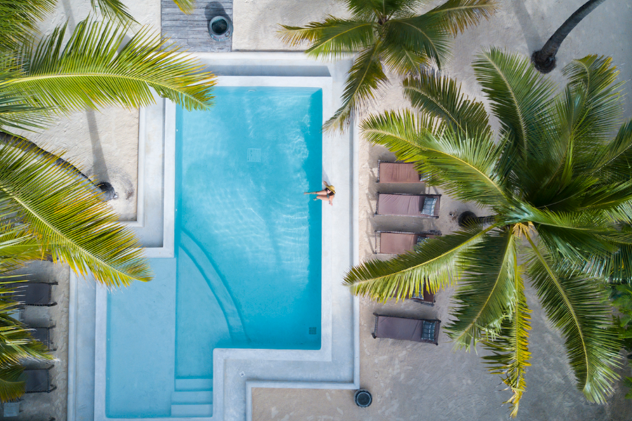 Uzuri Villa aerial