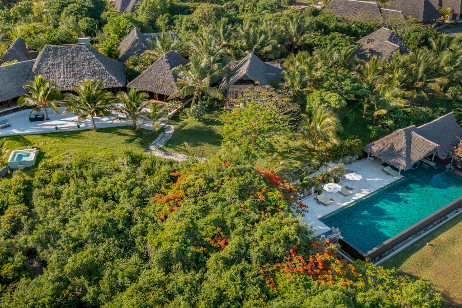 Qambani Luxury Resort Aerial