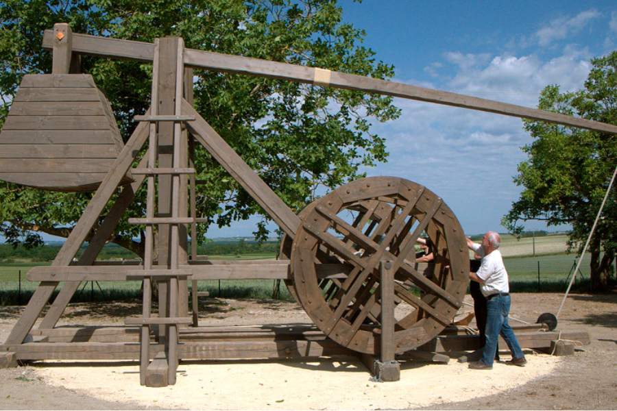 Tir du trebuchet