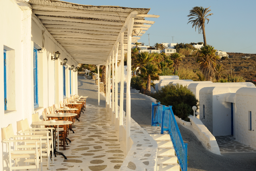 devant votre hôtel vue sur la mer - ©Mykonos beach hotel