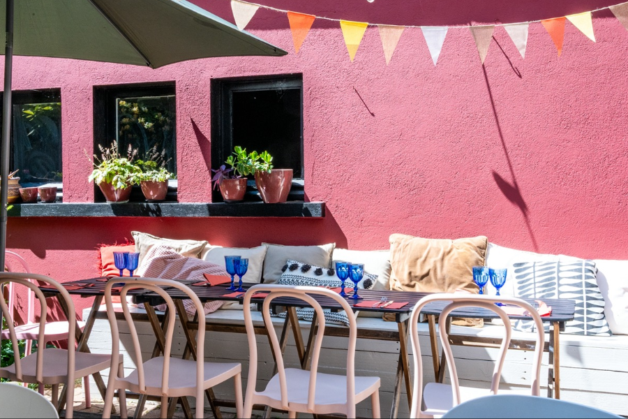 Guinguette et sa terrasse