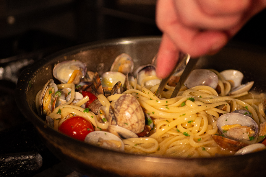 Pasta a la vongole