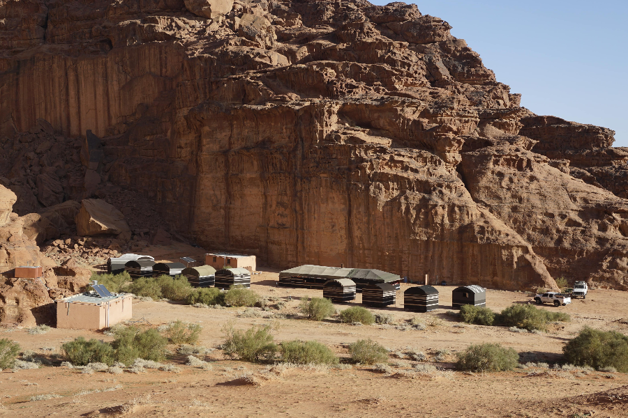 Notre camp est situé dans une zone très calme du désert. - Wadi Rum Nature Tours
