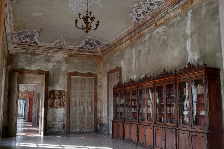 Biblioteca Busca, Villa Arconati - ©Fondazione Augusto Rancilio