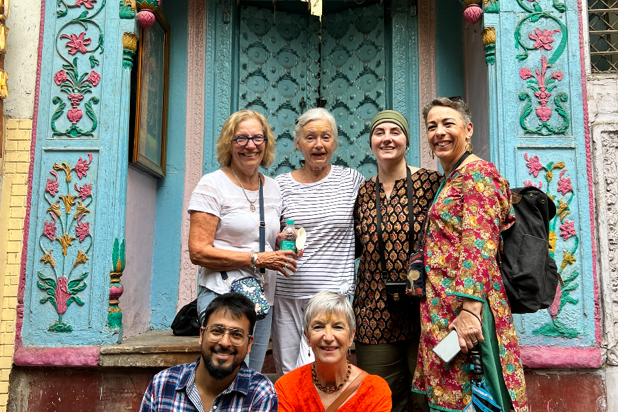 A group of lovely ladies that we took on a Food walk in the streets of Old Delhi - ©Prakash Kutir B&B