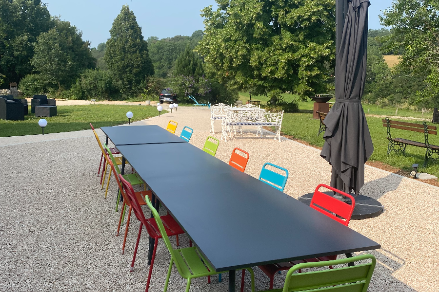Repas en extérieur