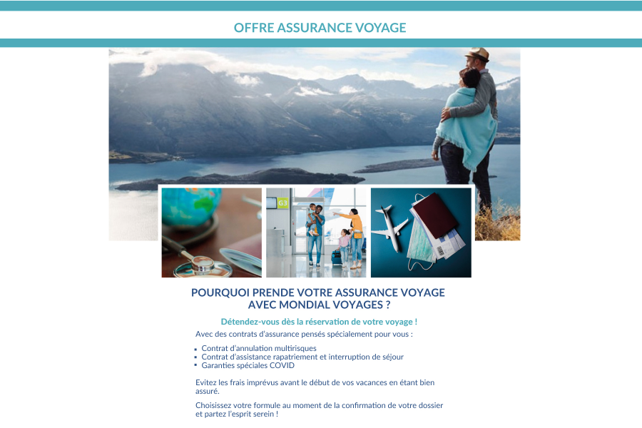 Offre Assurance - ©Assurance mondial voyages