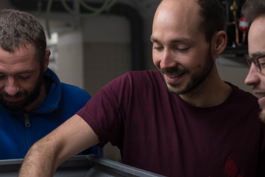 Retrouvailles lors d'un brassin