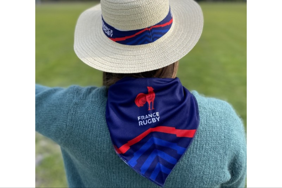 Bandana + chapeau France Rugby - ©Loopita