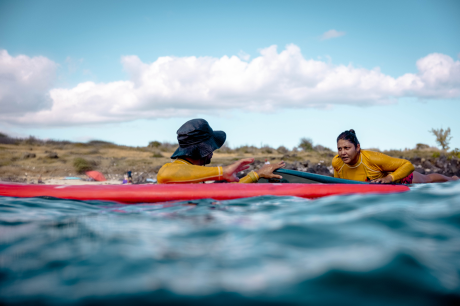 explications pour prendre la vague. - ©@lilou-valero