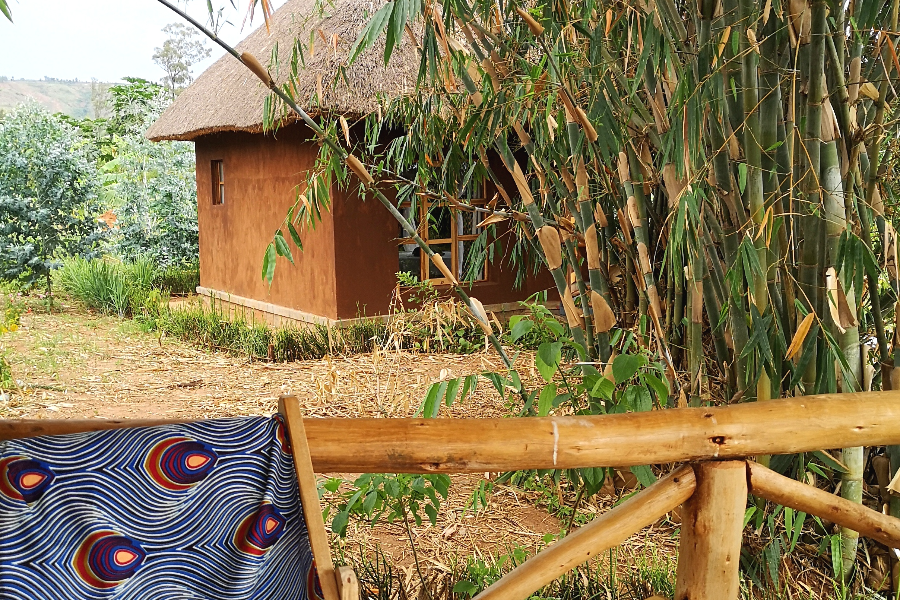 Sur la terrasse d'un bungalow Rutete Eco-Lodge - ©Ruetete Eco-Lodge