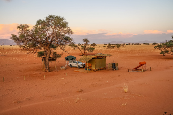 Camping in the wide-open spaces of Namibia - ©D Rupping