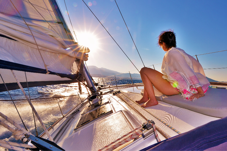 Sailing on the sunset - ©Lady K Sailing Cruises