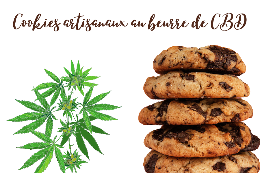 Cookies au beurre de cannabis légal - ©cbdtoulouse