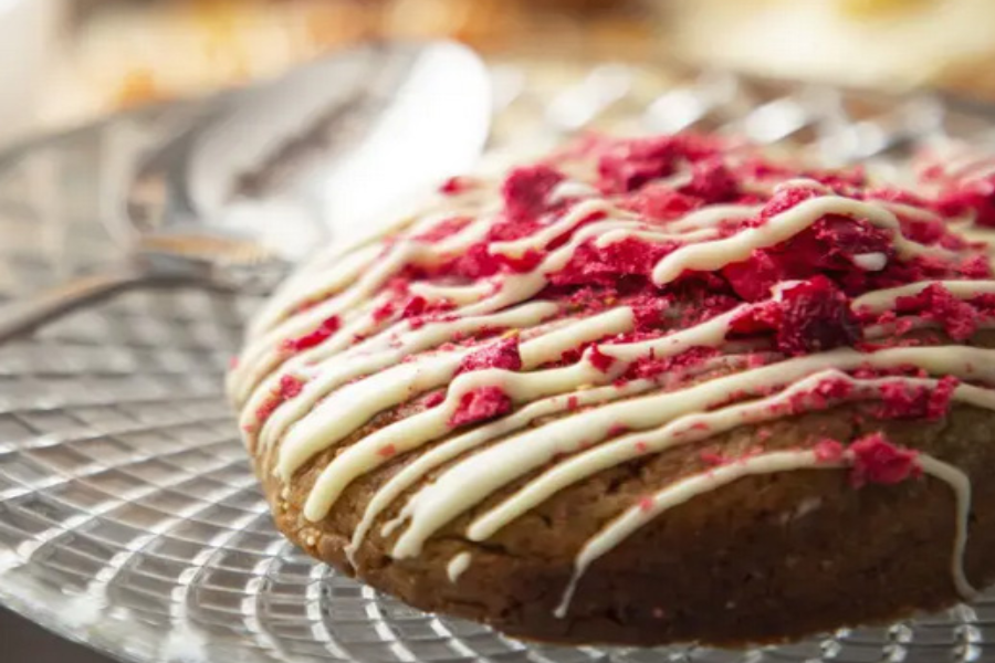 Cookie Thé Matcha/Chocolat Blanc/Cranberries - ©Gael Patisserie