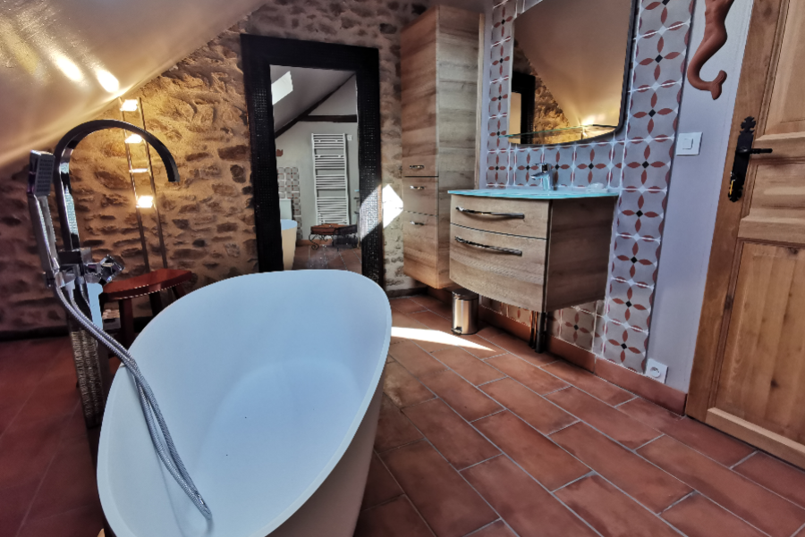 La salle de bain de La Malmaison - ©copyright