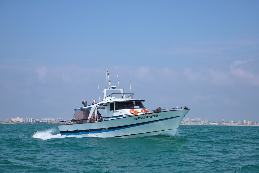 Le P'tit Natien dans la baie des Sables d'Olonne - ©© Le P'tit Natien