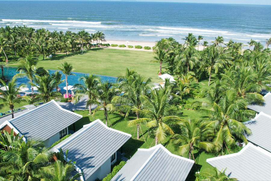 View from Beachfron Bungalow - Bliss Hoian Beach Resort &  Wellness - ©Bliss Hoian Beach Resort &  Wellness