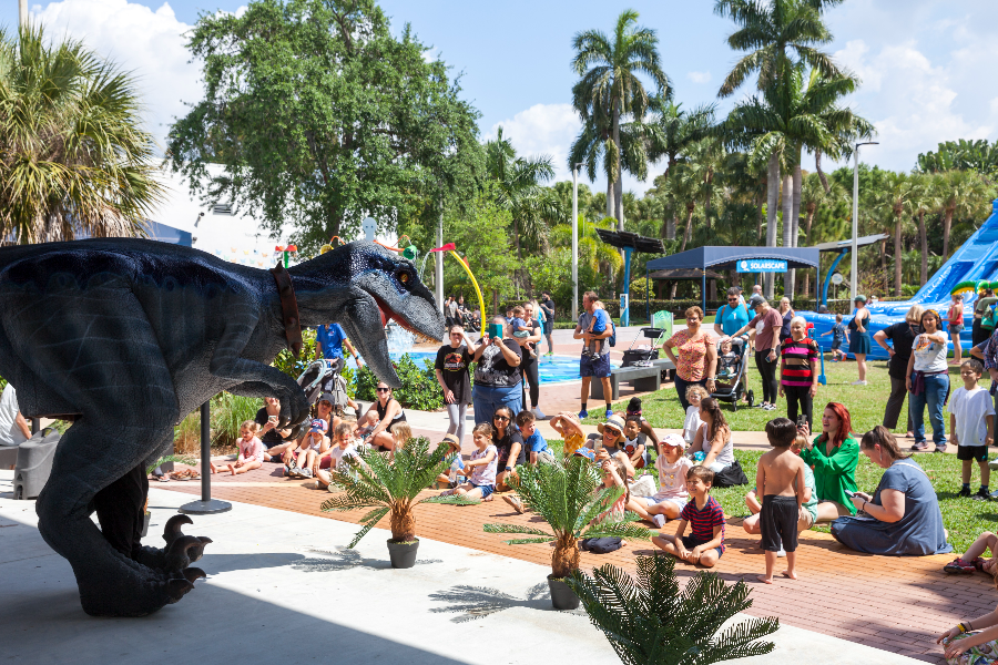 Dinosaurs Invade the Amphitheater - ©Cox Science Center