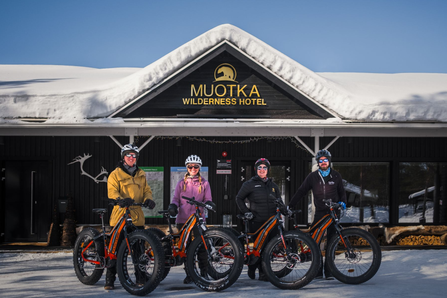 wilderness hotel muotka winter