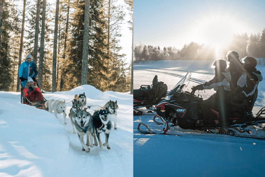 double excursion - ©Pure Lapland