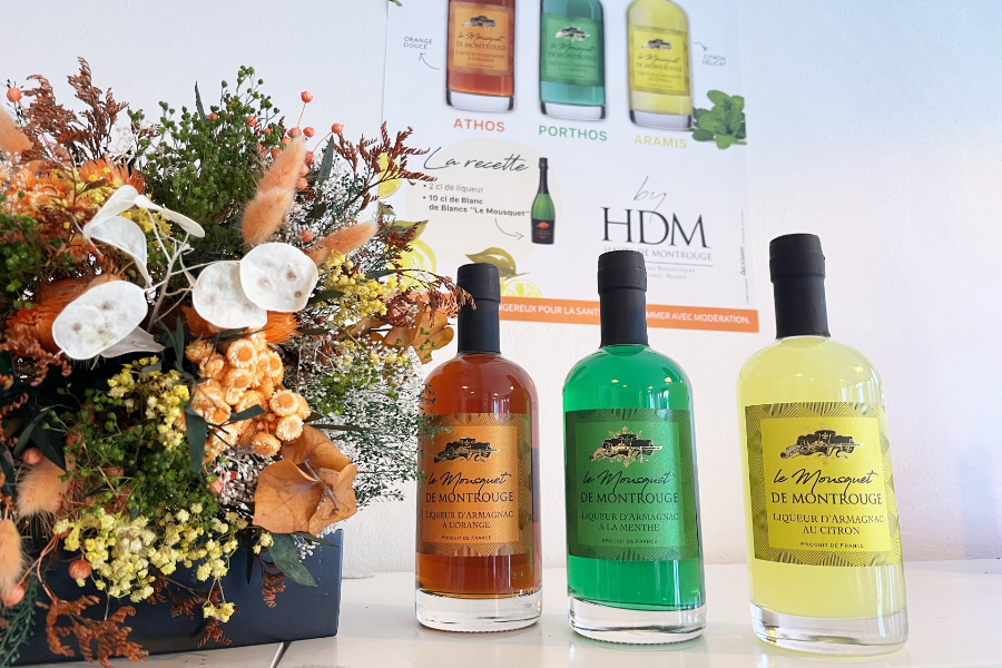 Liqueurs Orange, Menthe, Citron des Hauts de Montrouge