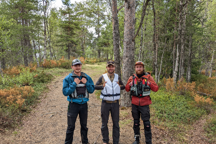 Lucas, Melvin et Yann vous accompagnes pour cette magnifique aventure - ©Packnpaddle