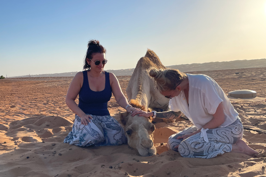 Meet the Camel???? in beautiful Desert ????️ - ©Happy Travels