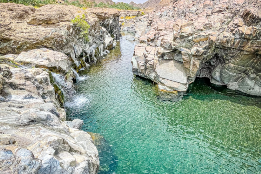 Wadi Tayin, Oman. One of the hidden wadi's in Al Sharqiyah South Governorate - ©Ridma Withanage