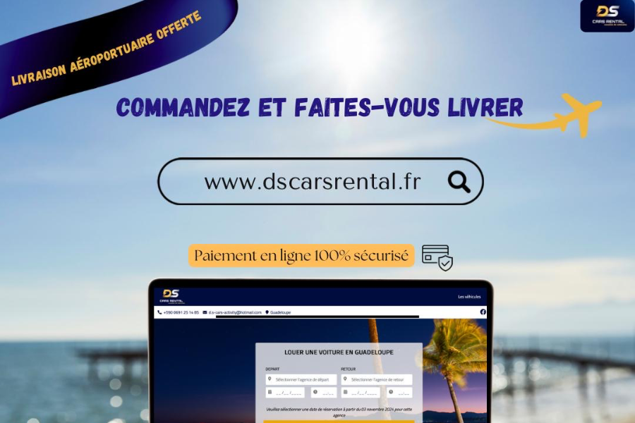 Profiter de notre service de livraison à l’endroit de votre choix - ©https://www.dscarsrental.fr/