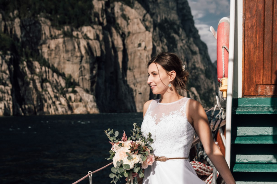 Marriage sur le fjord - ©Kjell morten ronas