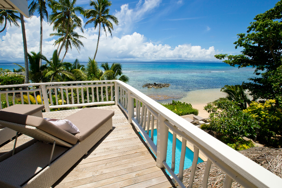 Beach Villa House Deck - ©Taveuni Palms Resort