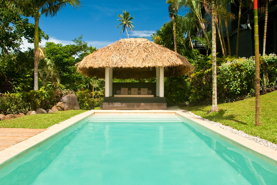 Beach Villa swimming pool - ©Taveuni Palms Resort