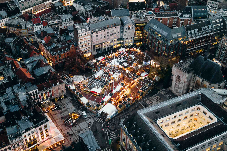 Village de Noël de Lille - ©Mathieu Lassalle Photographie