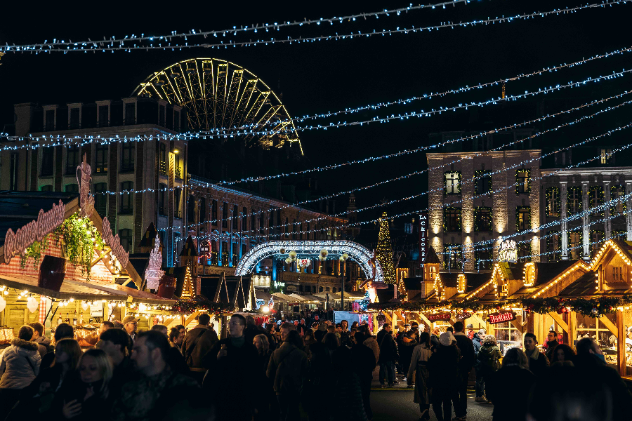 Village de Noël de Lille - ©Mathieu Lassalle Photographie