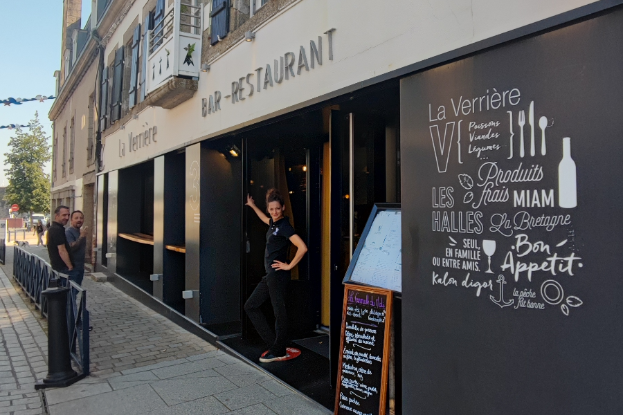 A Concarneau, ne manquez pas le bar - restaurant, La verrière. - ©Enora Heurtebize