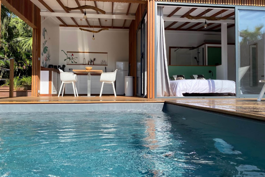 Tropical Lodge piscine privée - ©ZANNANNA LODGE