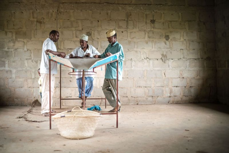 Our spice farmers in Zanzibar meticulously sift each grain, ensuring only the purest flavours. - ©copyright