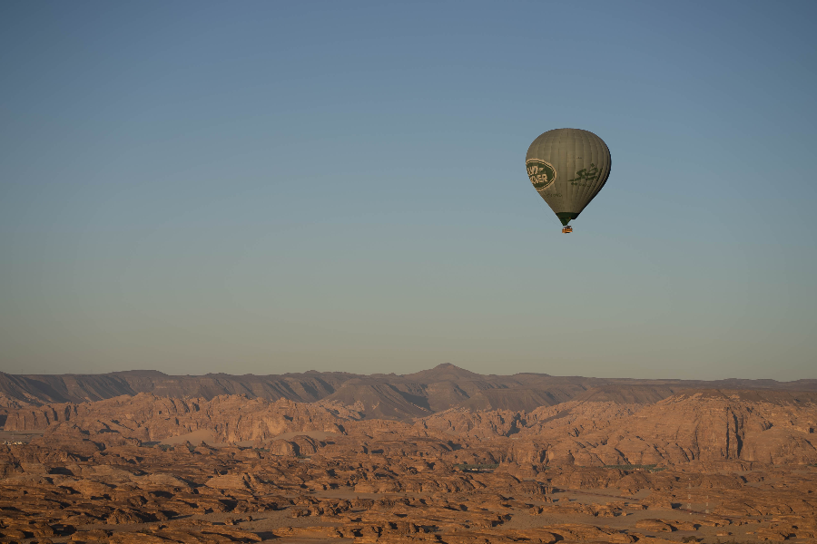 Montgolfière au-dessus d'AlUla - ©Hero Balloon Flights Saudi