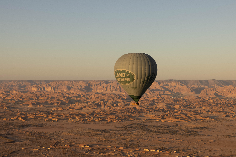 Montgolfière au-dessus d'AlUla - ©Hero Flights Saudi