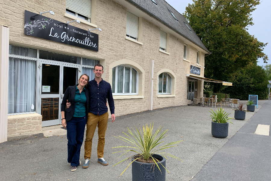 Cathy et Eric Le Hir - les gérants de la Grenouillère - ©Laetitia Steimetz