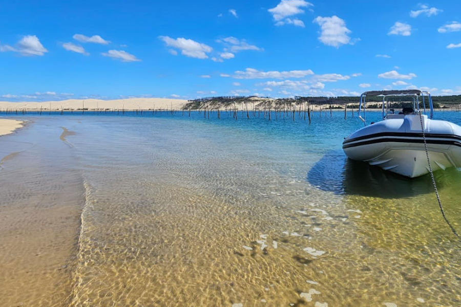 location bateau bassin arcachon