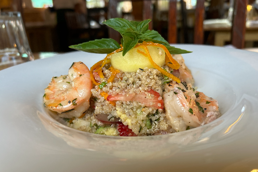 Quinoa salad with shrimps - ©Annalisa Russo