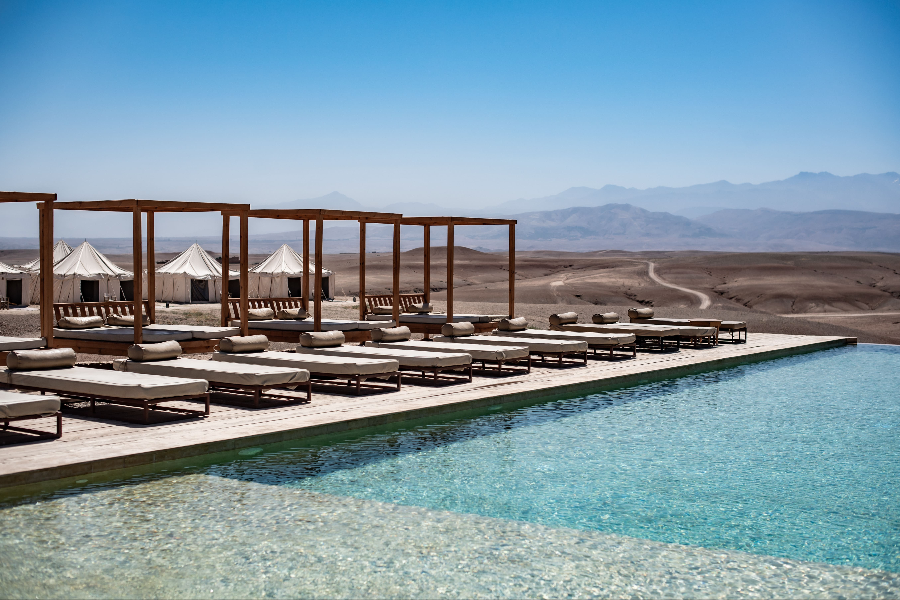 Piscine infinity - ©Les Terrasses D'agafay - Marc B wedding