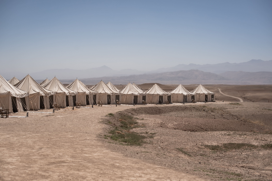 Overnight in explorer tent - ©Les Terrasses D'agafay