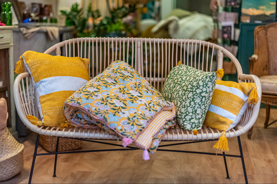 Coussins et plaids chez Ma Mignonne - Grenoble