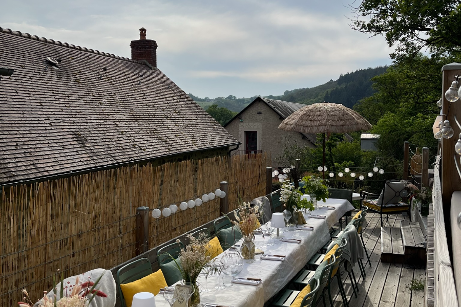 Évènement terrasse arrière - ©lamaisondugasseau